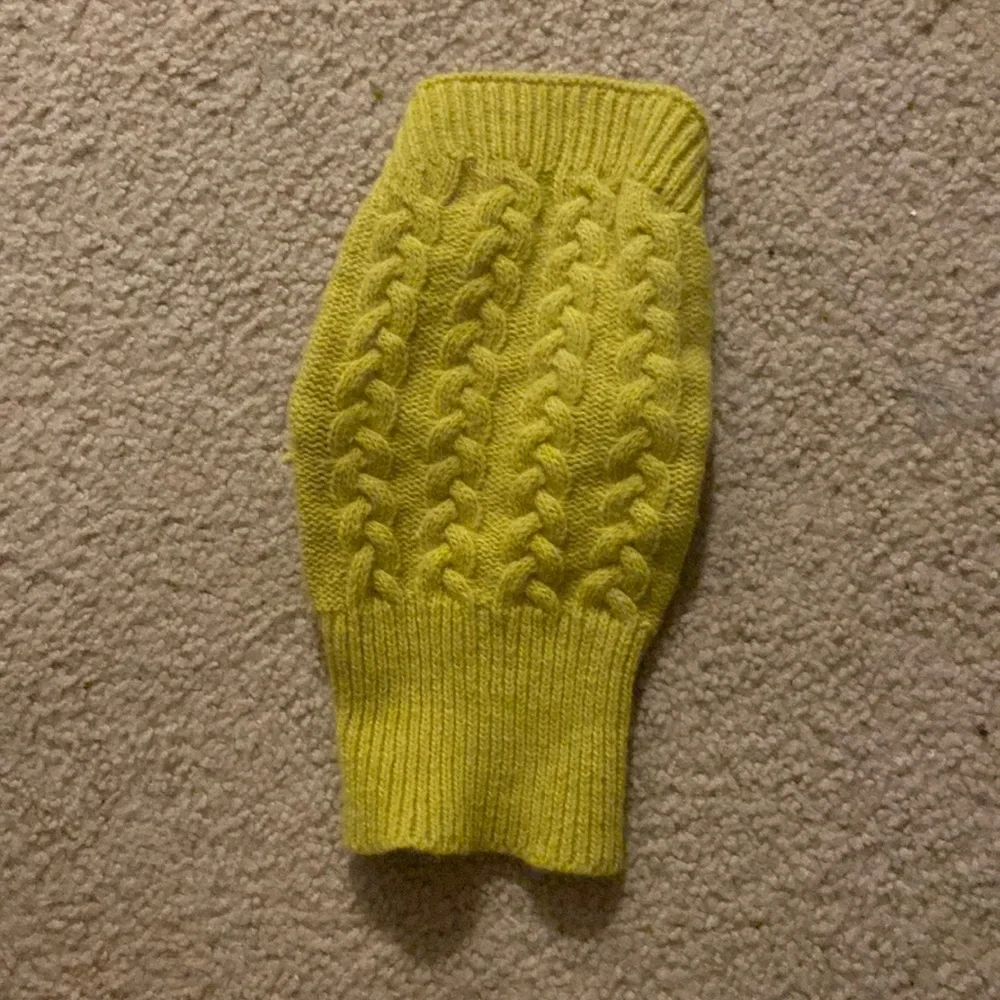 M Neon Green Cat Sweater